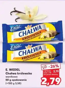 Kaufland E. WEDEL Chałwa królewska waniliowa oferta