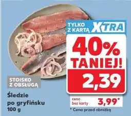 Kaufland Śledzie po gryfińsku 100 g oferta