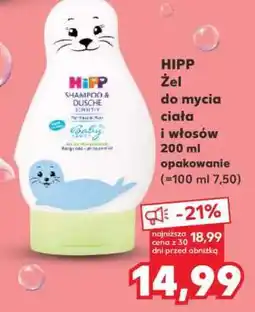 Kaufland HIPP Żel do mycia ciała i włosów 200 ml oferta