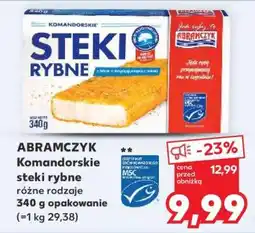 Kaufland ABRAMCZYK Komandorskie steki rybne oferta