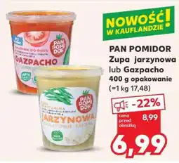 Kaufland PAN POMIDOR Zupa jarzynowa lub Gazpacho 400 g opakowanie oferta