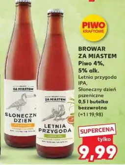 Kaufland BROWAR ZA MIASTEM Piwo 4%, 5% alk oferta