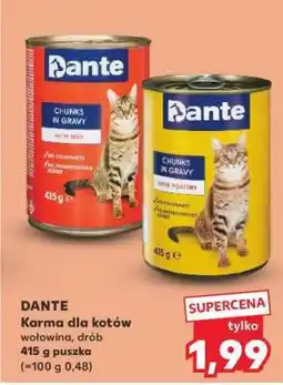 Kaufland DANTE Karma dla kotów wołowina, drób oferta
