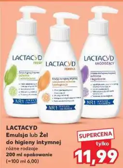 Kaufland LACTACYD Emulsja lub Żel do higieny intymnej oferta