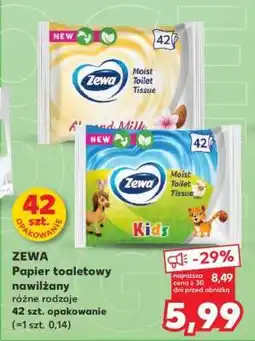 Kaufland ZEWA Papier toaletowy nawilżany oferta