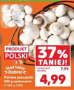 Kaufland Polskie pieczarki 500 g opakowanie oferta