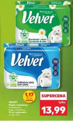 Kaufland Velvet papier toaletowy oferta