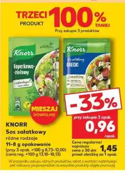 Kaufland KNORR Sos sałatkowy różne rodzaje oferta