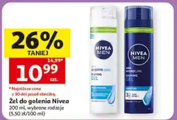 Auchan Żel do golenia Nivea oferta