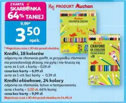 Auchan Kredki, 18 kolorów oferta