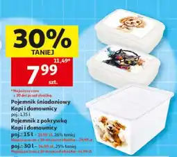 Auchan Pojemnik z pokrywką Kapi i domownicy oferta
