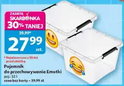 Auchan Pojemnik do przechowywania Emotki oferta