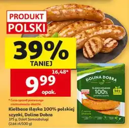 Auchan Kiełbasa śląska 100% polskiej szynki, Dolina Dobra oferta