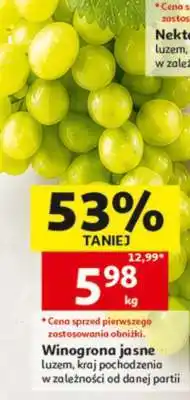 Auchan Winogrona jasne oferta