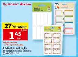 Auchan Etykiety i naklejki oferta