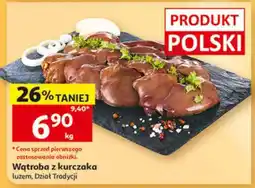 Auchan Wątroba z kurczaka oferta