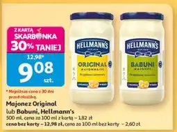 Auchan Majonez Original lub Babuni, Hellmann's oferta