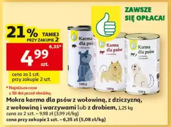 Auchan Karma dla psów oferta