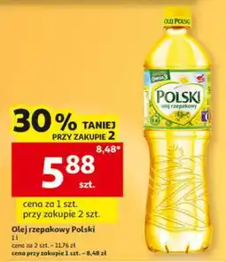 Auchan Olej rzepakowy Polski oferta