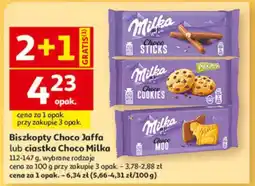 Auchan Milka Choco Sticks, Milka Choco Cookies, Milka Choco Moo oferta