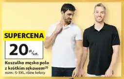 Auchan KOSZULKA MĘSKA POLO Z KRÓTKIM RĘKAWEM oferta