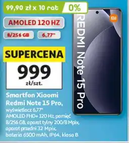 Auchan Smartfon Xiaomi Redmi Note 15 Pro oferta