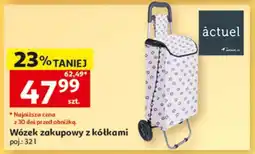 Auchan Wózek zakupowy z kółkami oferta
