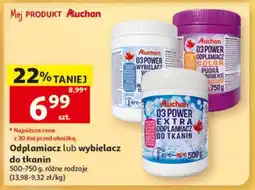 Auchan Odplamiacz lub wybielacz do tkanin oferta