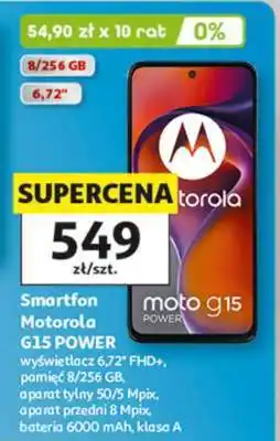 Auchan Smartfon MOTOROLA G15 POWER oferta