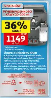 Auchan Ekspres ciśnieniowy Krups oferta