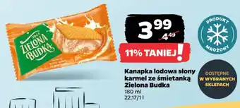 Kanapka lodowa słony karmel ze śmietanką Zielona Budka
