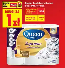 Biedronka Papier toaletowy Queen Supreme oferta