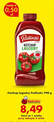 Biedronka Ketchup Łagodny Pudliszki oferta