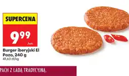 Biedronka Burger iberyjski El Pozo oferta