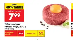 Biedronka Tatar wołowy Kraina Mięs oferta