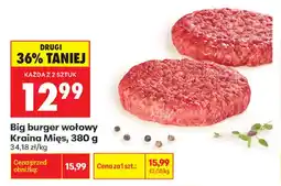Biedronka Big burger wołowy Kraina Mięs oferta