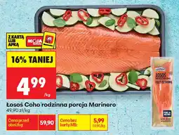 Biedronka Łosoś Coho rodzina porcja Marinero oferta