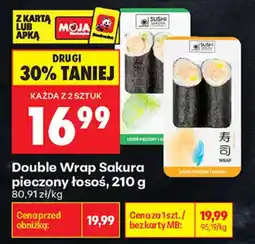 Biedronka Double Wrap Sakura pieczony łosoś oferta