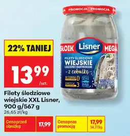 Biedronka Filety śledziowe wiejskie XXL Lisner oferta