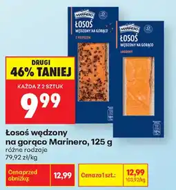 Biedronka Łosoś wędzony na gorąco Marinero oferta