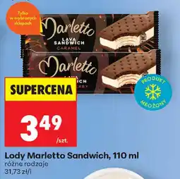 Biedronka Lody Marletto Sandwich oferta
