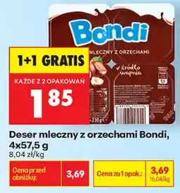 Biedronka Deser mleczny z orzechami Bondi oferta