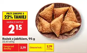 Biedronka Rożek z jabłkiem oferta
