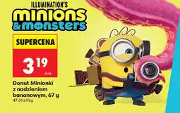 Biedronka Donut Minionki z nadzieniem bananowym oferta