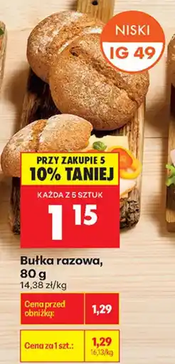 Biedronka Bułka razowa oferta