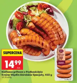 Biedronka Kiełbasa grillowa z Podbeskidzia Kraina Wędlin Góralskie Specjały oferta