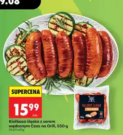 Biedronka Kiełbasa Śląska z serem wędzonym Czas na Grill oferta