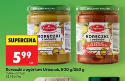 Biedronka Koreczki z ogórków Urbanek oferta