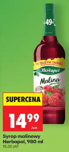 Biedronka Syrop malinowy Herbapol oferta