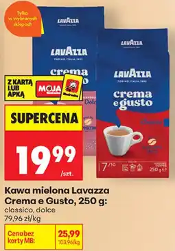 Biedronka Kawa mielona Lavazza Crema e Gusto oferta